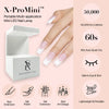 SXC Cosmetics French Tip Press On Nails, Pink Starter Kit, Ultra Fit with Pre-applied Tip Primer and Base Coat, Nail Art DIY X-Pro Tips Kit Nail Care